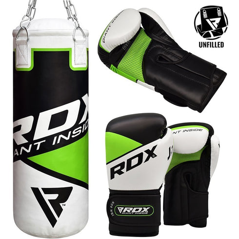 RDX 8GN UNFILLED PUNCH BAG WITH BOXING GLOVES-1